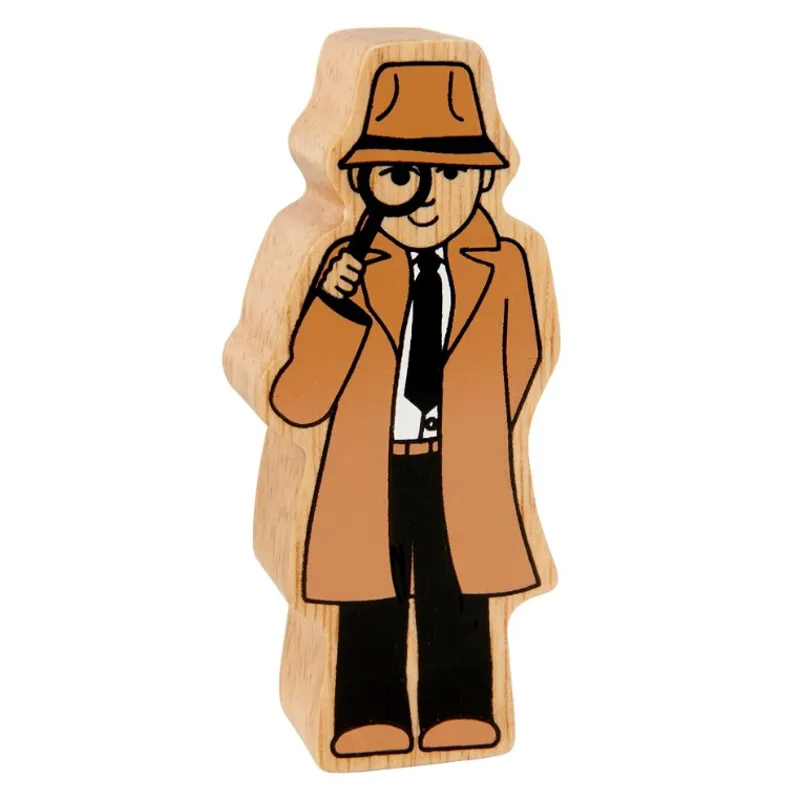 Lanka Kade Wooden Character - Detective